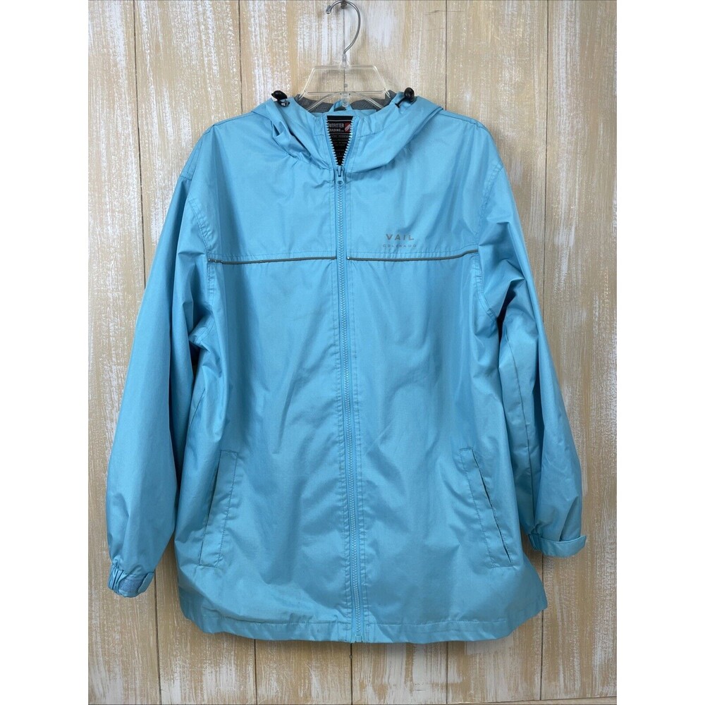 Outfitter Trading Co Men's S Jacket Windbreaker Water Resist. Blue Vail Colorado